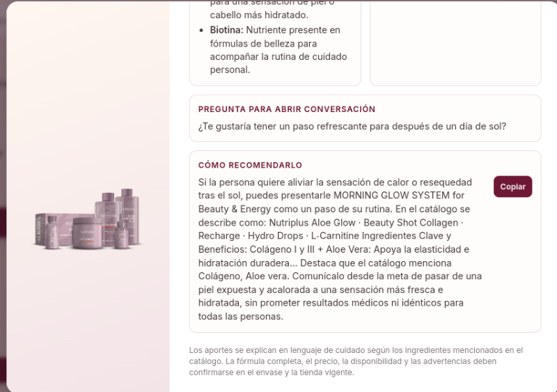Picture of Interactive Farmasi Product Recommendation Guide