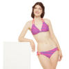 Picture of Pink Animal Print Strappy Bikini.