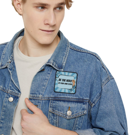 Picture of Be the Hero Iron-On Patches.