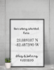 Picture of Custom Coordinates Map Poster – Where Our Story Began”